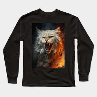 Cat Roar Long Sleeve T-Shirt